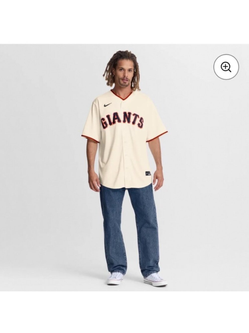 San Francisco Giants White Nike Button-Up Jersey With "Devers 16" Design
